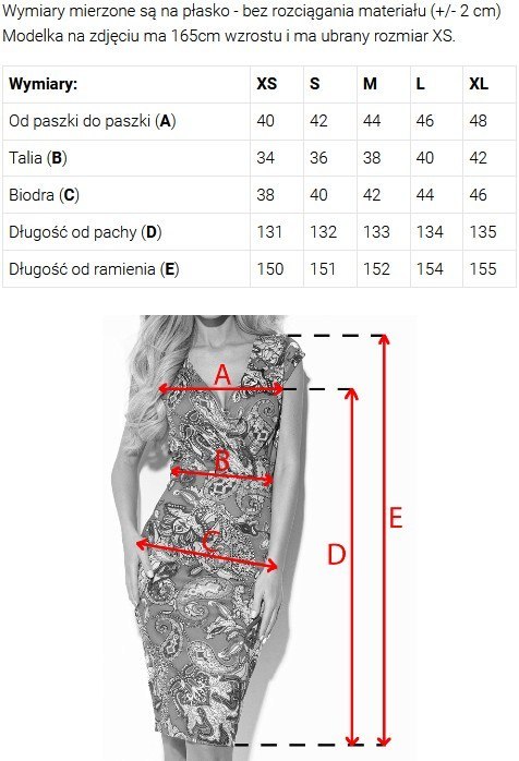404-13 Elegancka długa sukienka z kopertowym dekoltem i rozcięciem - czarna
