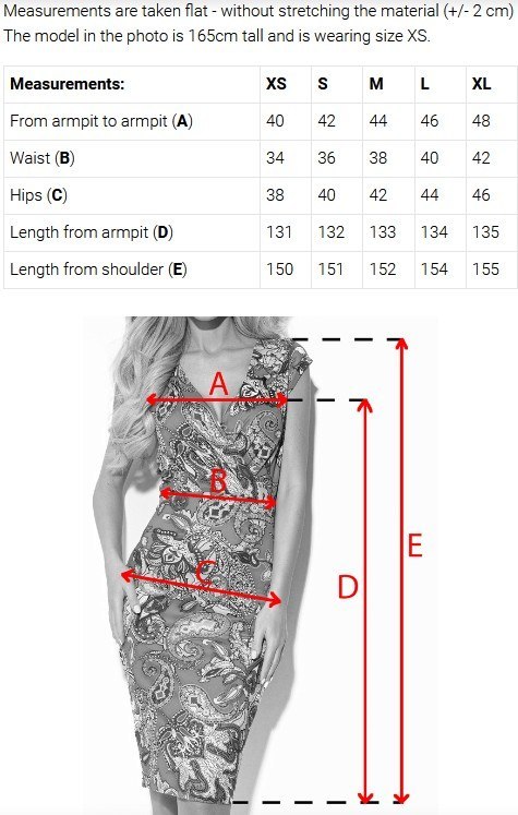 404-13 Elegancka długa sukienka z kopertowym dekoltem i rozcięciem - czarna