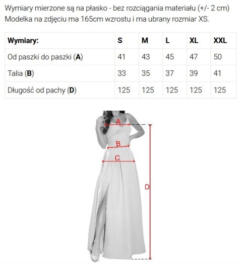 299-18 CHIARA elegancka maxi długa suknia na ramiączkach - CZARNA Z BROKATEM