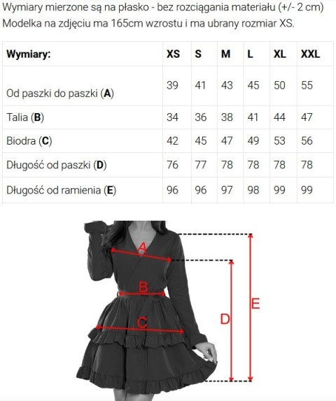 479-11 NINA sukienka z kopertowym dekoltem, rękawkiem i paskiem - ciemny beż