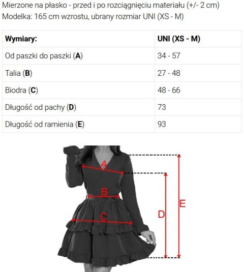677-3 Sukienka na ramiączkach z dekoltem typu woda i spódnicą z falbanami - masełkowy żółty