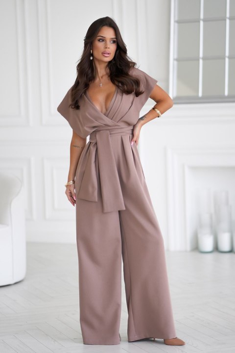 289-22 Kombinezon Z Zakrytymi Ramionami - butelkowy